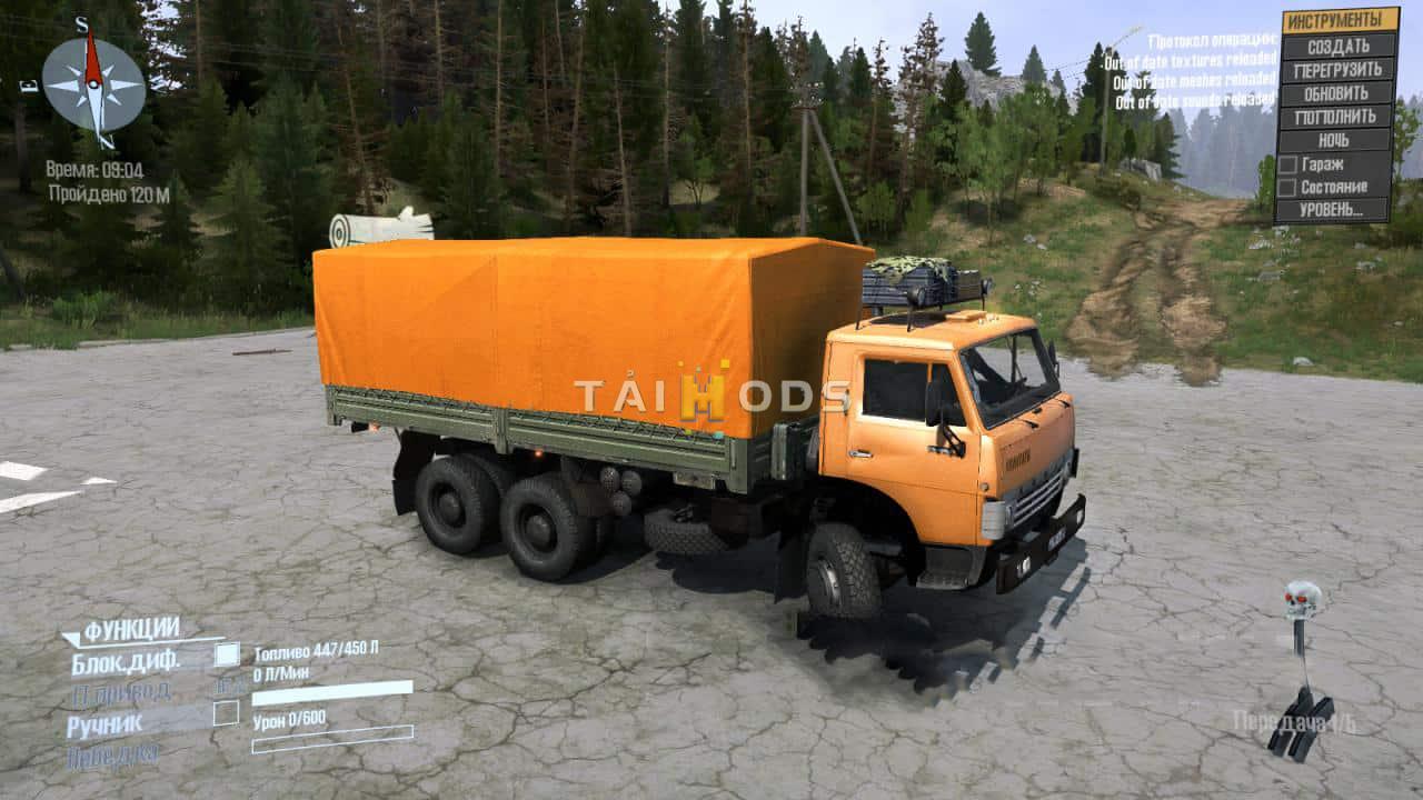 Spintires:Mudrunner - Kamaz 55102 Truck Final (V10.06.19) Spintires:Mudrunner - Kamaz 55102 Truck Final (V10.06.19)