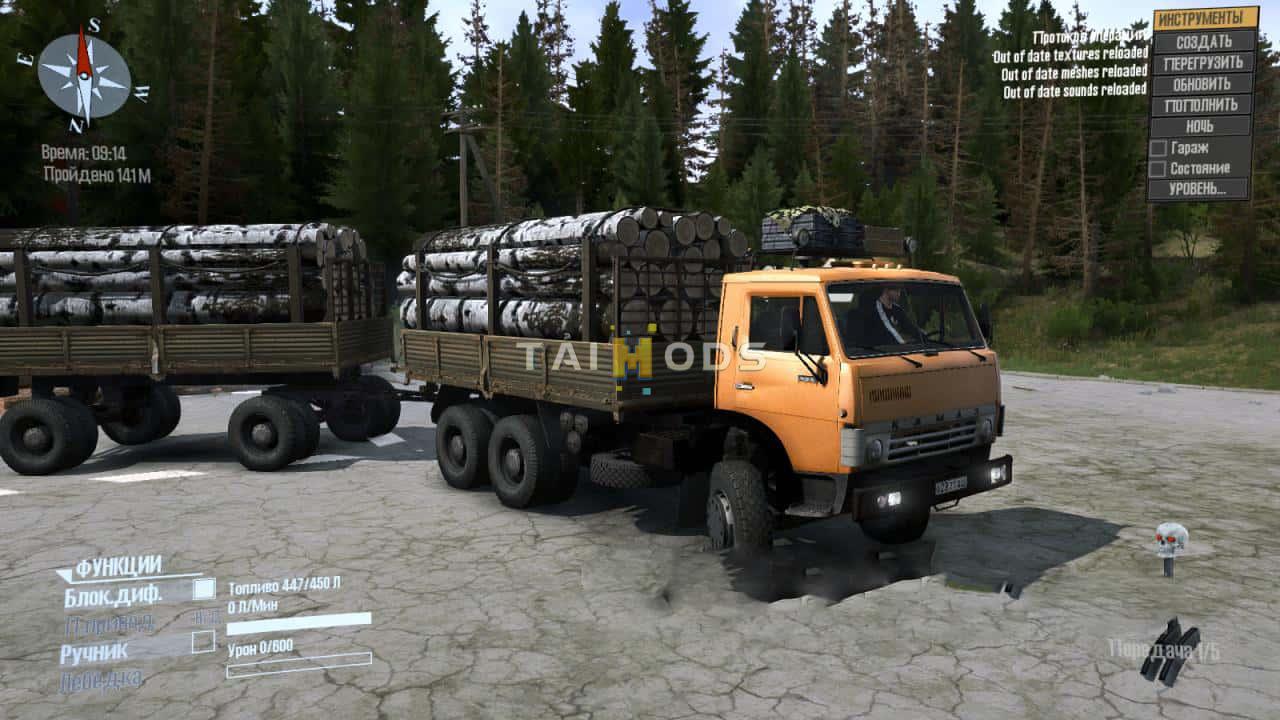 Spintires:Mudrunner - Kamaz 55102 Truck Final (V10.06.19) Spintires:Mudrunner - Kamaz 55102 Truck Final (V10.06.19)