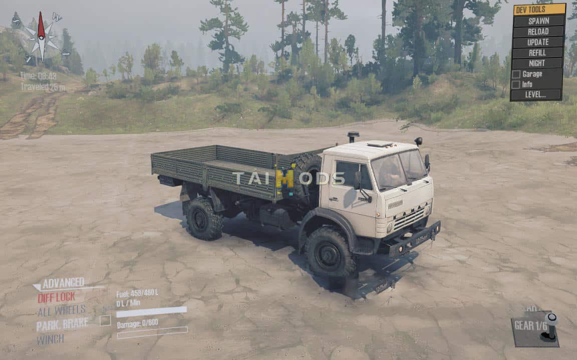 Spintires:Mudrunner - KamAZ 4326 Truck V1.0 (V14.08.19) Spintires:Mudrunner - KamAZ 4326 Truck V1.0 (V14.08.19)