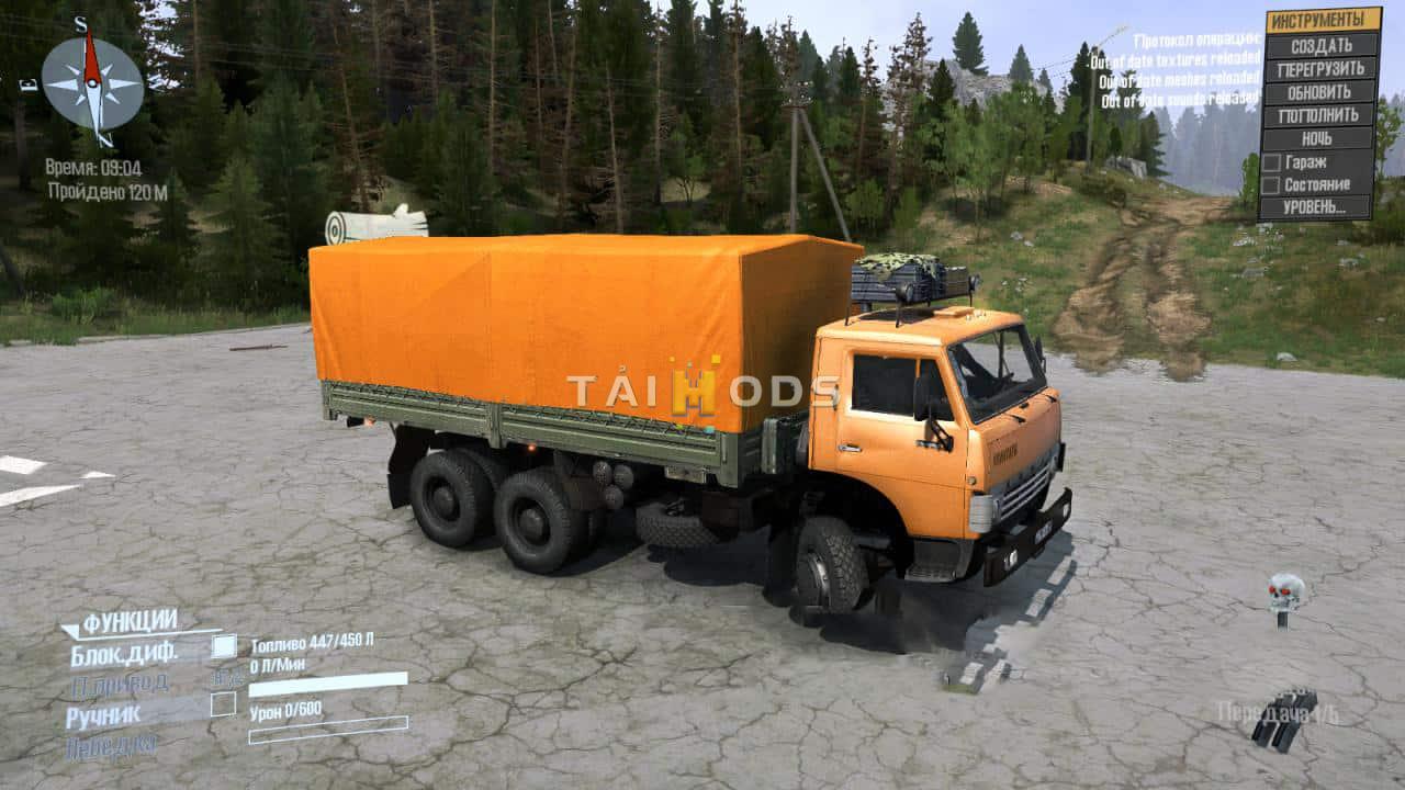 Spintires:Mudrunner - Kamaz 55102 Truck V1.0 (V14.08.19) Spintires:Mudrunner - Kamaz 55102 Truck V1.0 (V14.08.19)