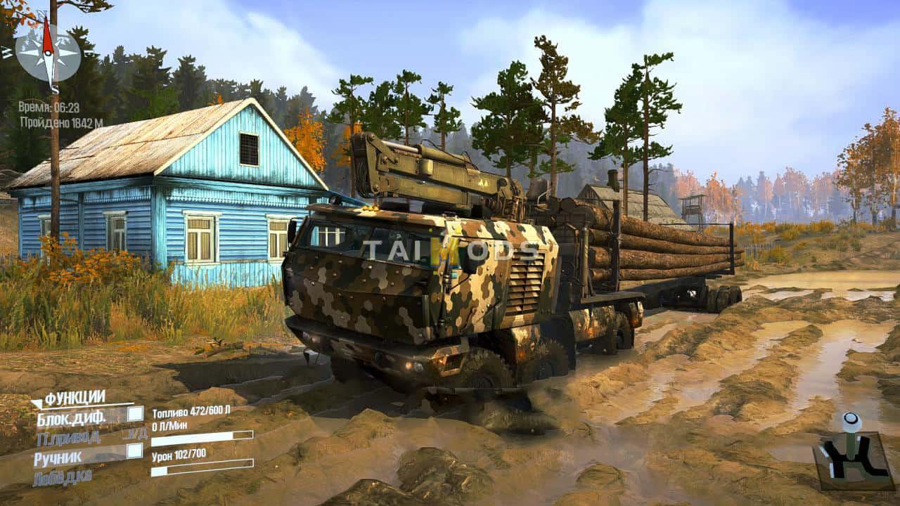 Spintires:Mudrunner - Kamaz 63968 Spintires:Mudrunner - Kamaz 63968