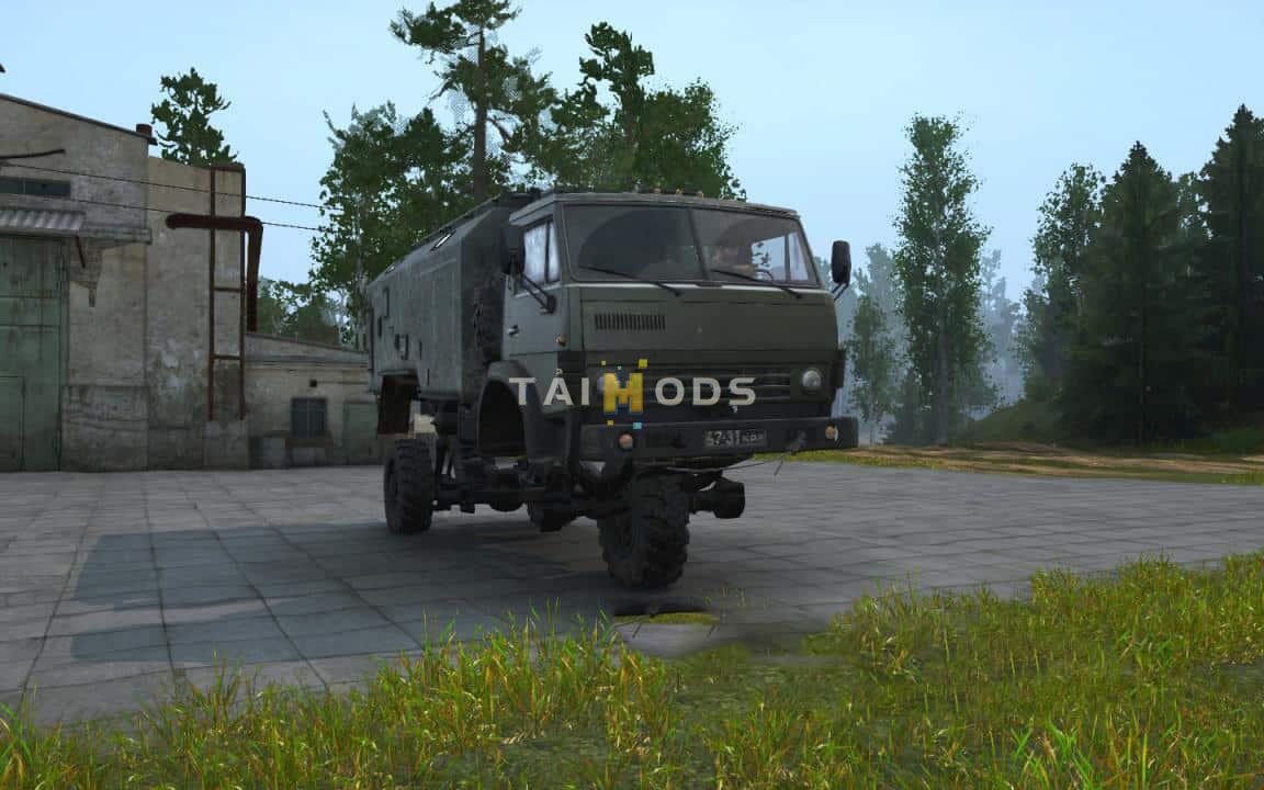 Spintires:Mudrunner - KamAZ 4310 Covid19 Truck (V14.08.19) Spintires:Mudrunner - KamAZ 4310 Covid19 Truck (V14.08.19)
