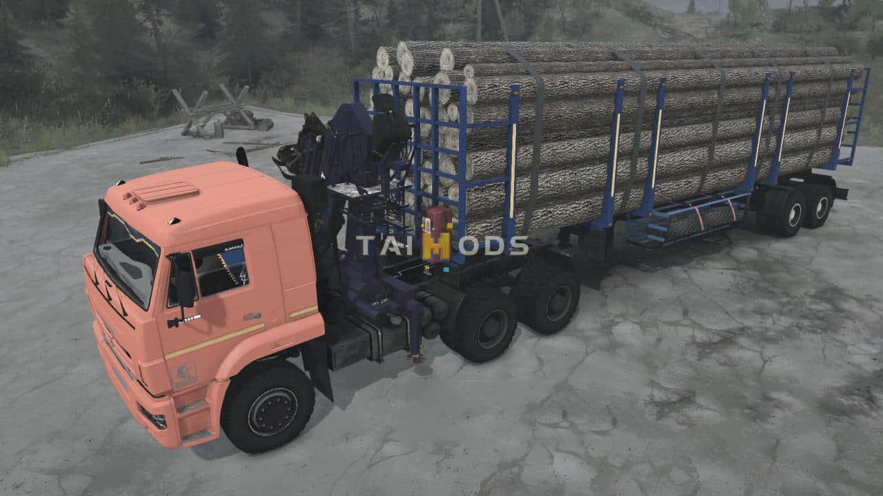 Spintires:Mudrunner - Kamaz-6522-53 Truck V15.03.20 (V14.08.19)
