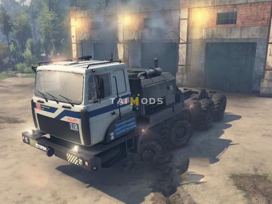 Spintires:Mudrunner - MZKT-74132 Truck V1.1 (V10.06.19)