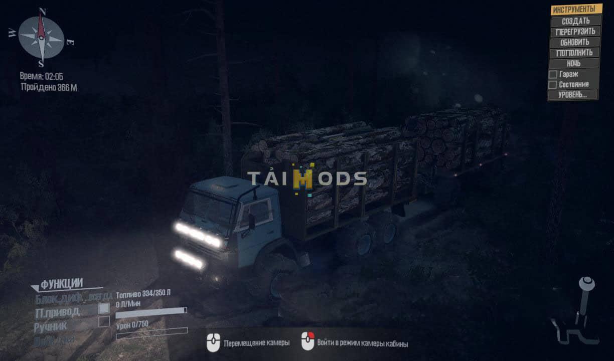 Spintires:Mudrunner - KamAZ-4310 Truck V2.1 (V10.06.19) Spintires:Mudrunner - KamAZ-4310 Truck V2.1 (V10.06.19)