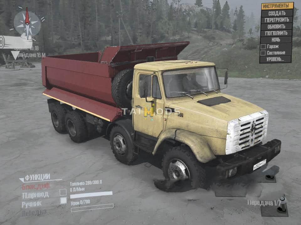 Spintires:Mudrunner - ZiL-X4334-8x8 Truck (V14.08.19) Spintires:Mudrunner - ZiL-X4334-8x8 Truck (V14.08.19)