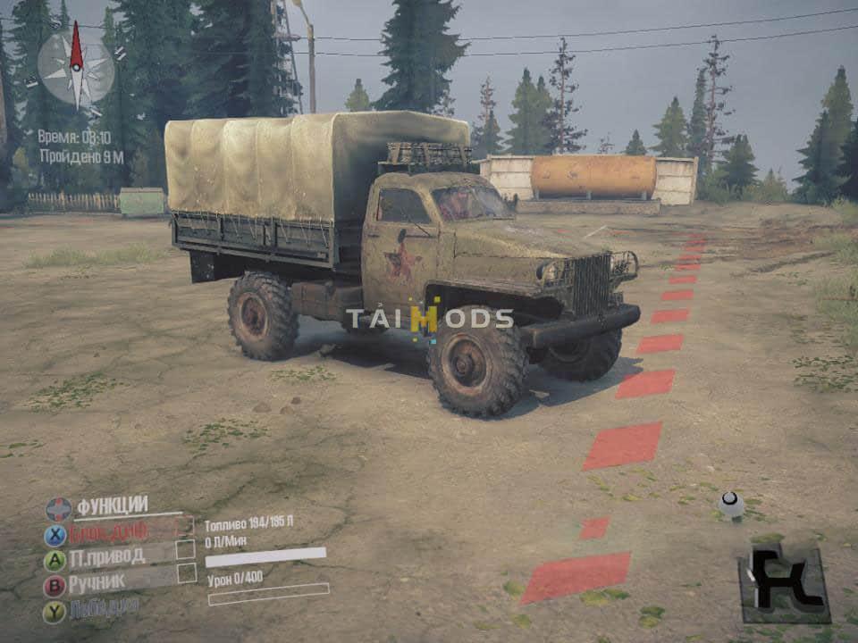 Spintires:Mudrunner - 15 Gas-63 Sample 1944 Truck V1.0 (V14.08.19) Spintires:Mudrunner - 15 Gas-63 Sample 1944 Truck V1.0 (V14.08.19)