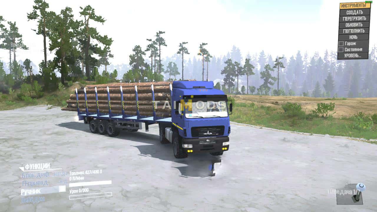 Spintires:Mudrunner - Maz-5440C9 Truck (V22.03.19)