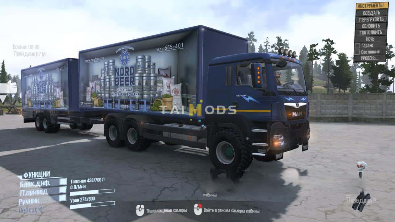 Spintires:Mudrunner - Man Tgs 40.480 – Nord Truck V1 (V14.08.19) Spintires:Mudrunner - Man Tgs 40.480 – Nord Truck V1 (V14.08.19)