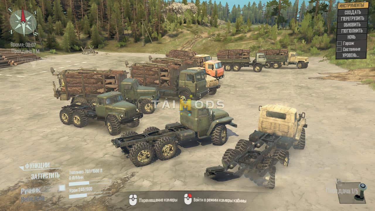 Spintires:Mudrunner - Off-Road Terrain Wheels v1.0 (V14.08.19)