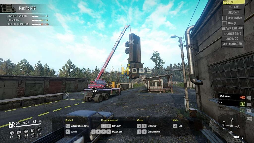 SnowRunner - Stronger Crane for US V1.0 (V4.8) SnowRunner - Stronger Crane for US V1.0 (V4.8)