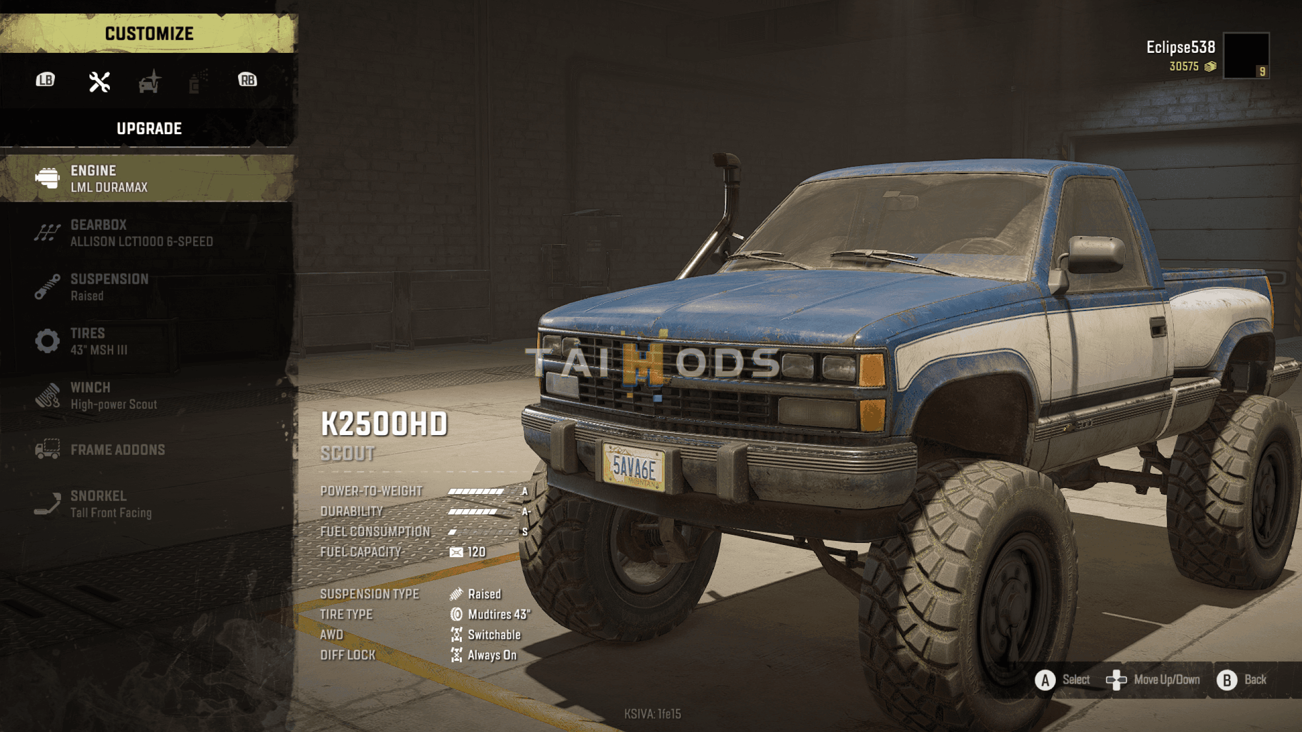 SnowRunner - K2500HD Conversion V1.1.6 (V4.8) SnowRunner - K2500HD Conversion V1.1.6 (V4.8)