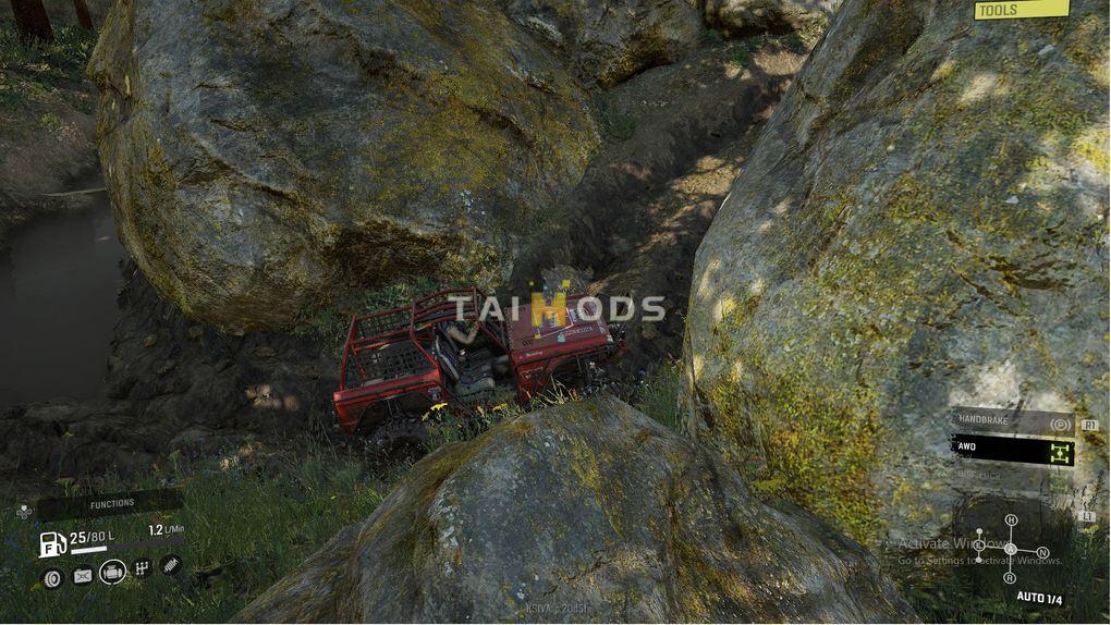 SnowRunner - PTS: Backbone Canyon Map V1.0 (V10.1)