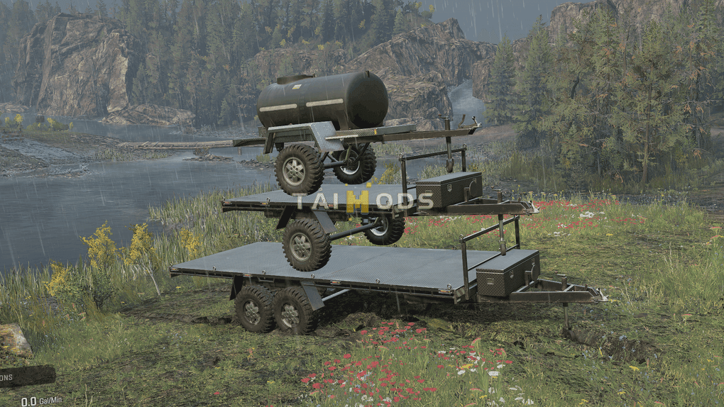 SnowRunner - Realistic Weight Off-Road Trailers V1 (V5.4) SnowRunner - Realistic Weight Off-Road Trailers V1 (V5.4)