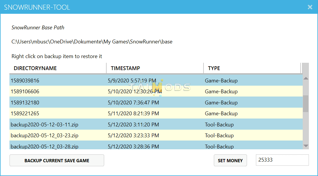 SnowRunner - Tool V1.0.2 (V4.8) SnowRunner - Tool V1.0.2 (V4.8)
