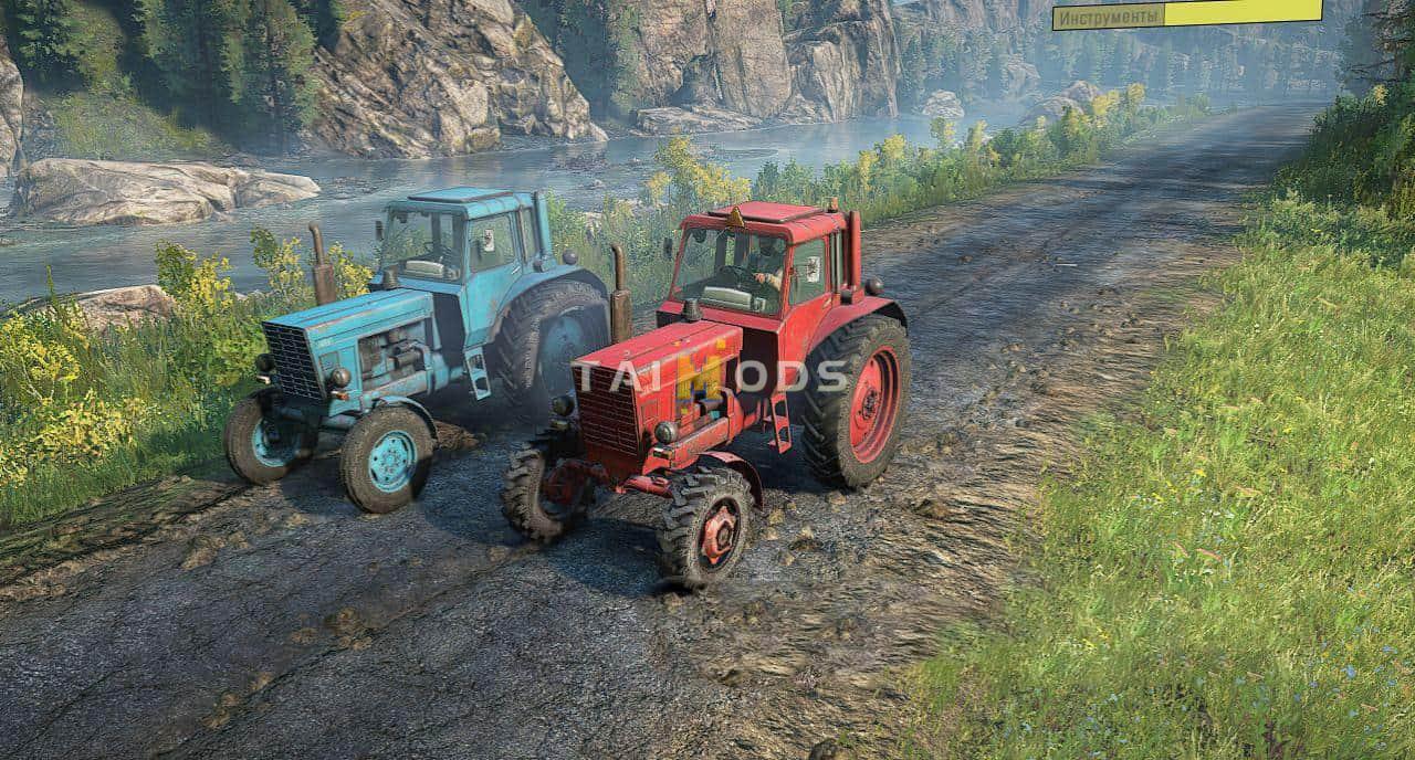 SnowRunner - MTZ-80 Tractor V1.8 (V10.1)