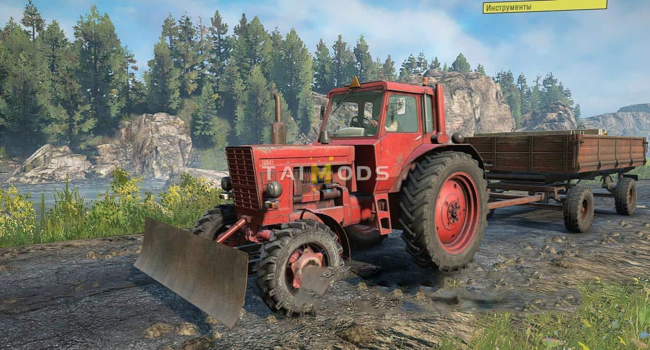 SnowRunner - MTZ-80 Tractor V1.8 (V10.1)