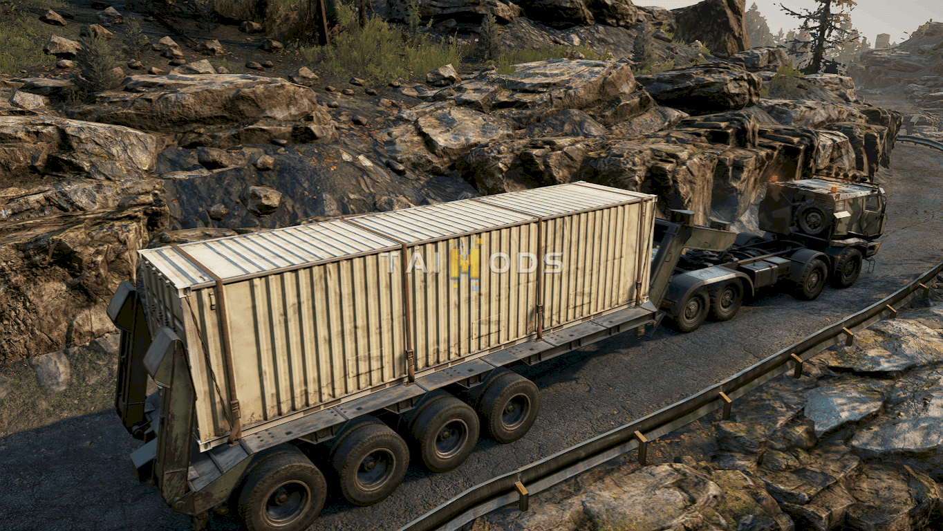 SnowRunner - 4 Cargo Slots Heavy Duty Lowboy Trailer V1.0 (V4.9) SnowRunner - 4 Cargo Slots Heavy Duty Lowboy Trailer V1.0 (V4.9)
