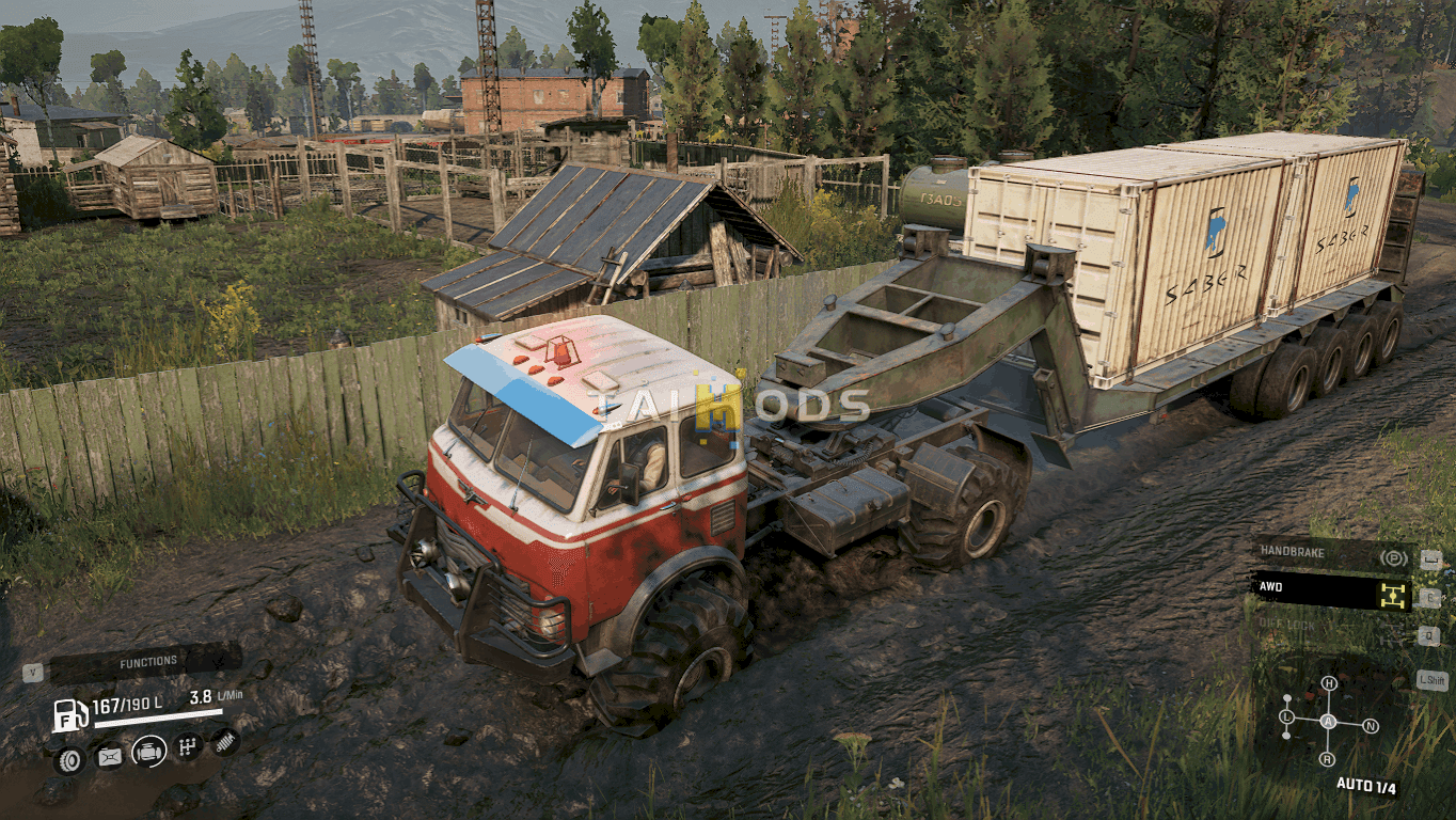 SnowRunner - 4 Cargo Slots Heavy Duty Lowboy Trailer V1.0 (V4.9) SnowRunner - 4 Cargo Slots Heavy Duty Lowboy Trailer V1.0 (V4.9)