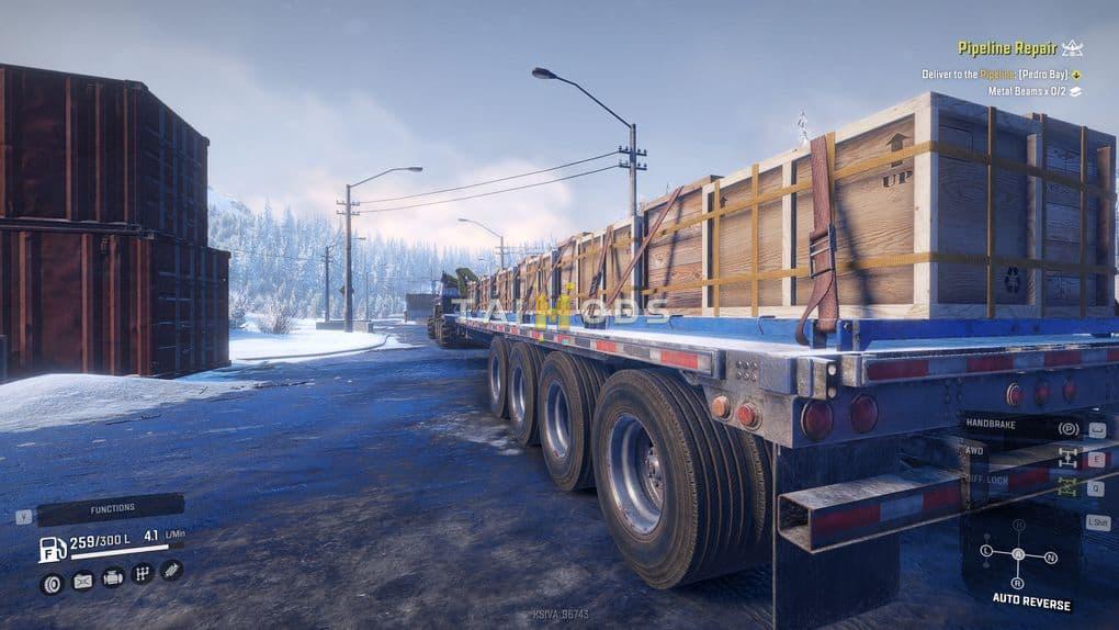 SnowRunner - Stepdeck Semi-Trailer QuadAxle Improved V1 (V5.4) SnowRunner - Stepdeck Semi-Trailer QuadAxle Improved V1 (V5.4)