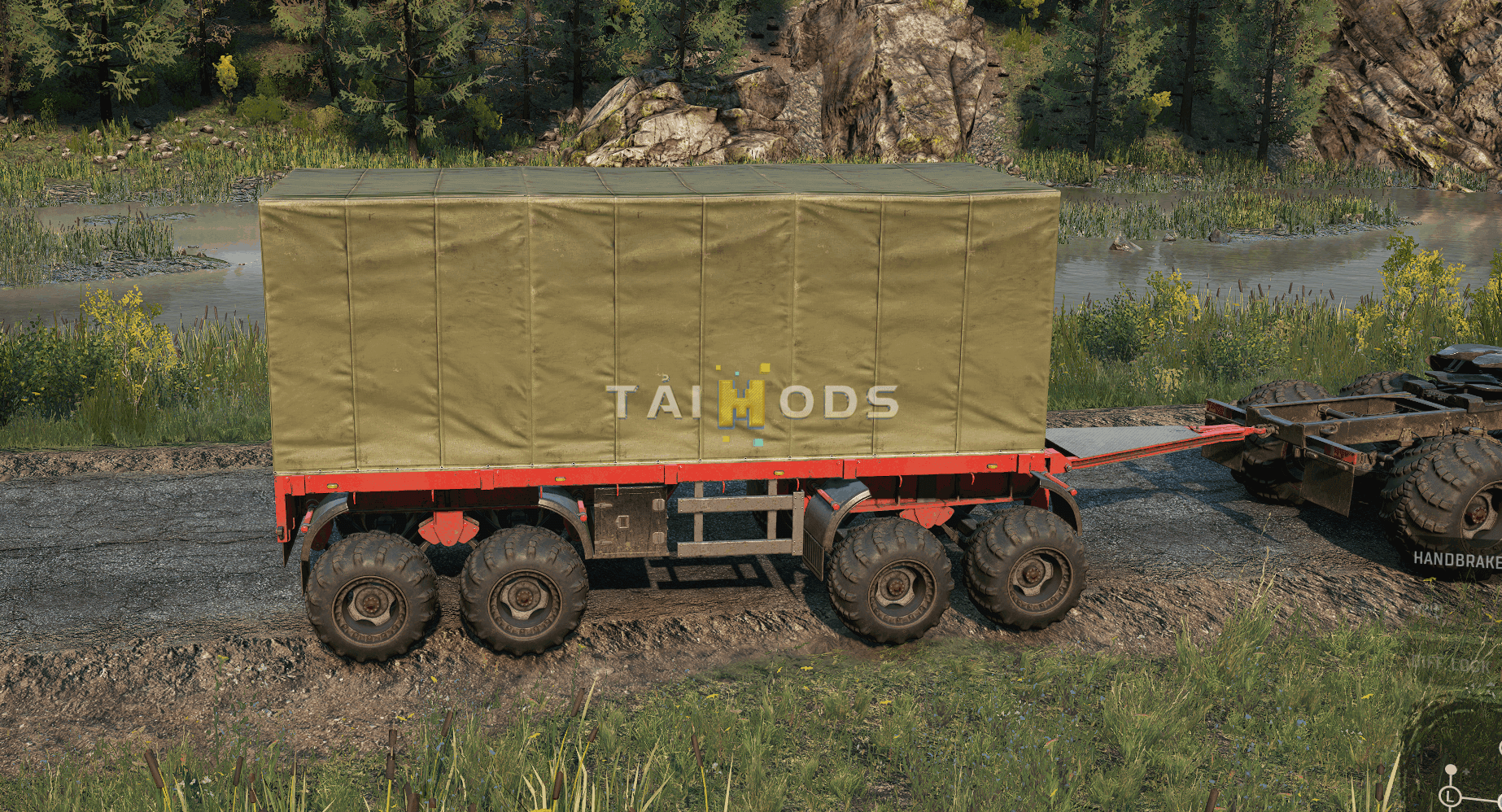 SnowRunner - Offroad Flatbed Special Trailer V1 (V4.9)