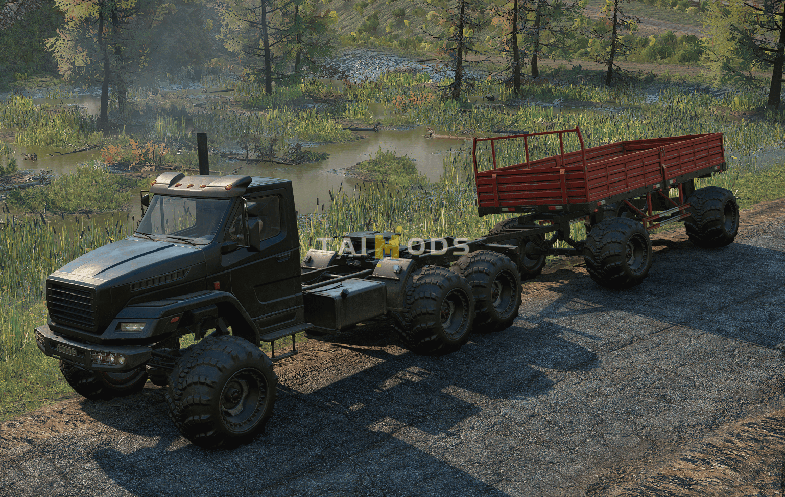 SnowRunner - Offroad Sideboard Trailer V1 (V4.9)