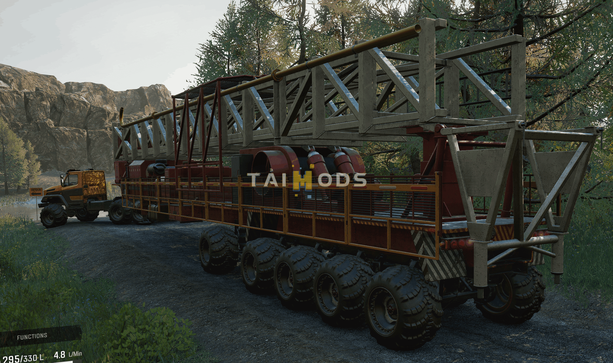 SnowRunner - Offroad Oil Rig Semitrailer V1 (V4.9) SnowRunner - Offroad Oil Rig Semitrailer V1 (V4.9)