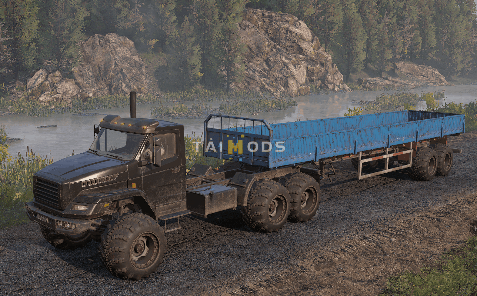 SnowRunner - Offroad Sideboard Semitrailer V1 (V4.9) SnowRunner - Offroad Sideboard Semitrailer V1 (V4.9)