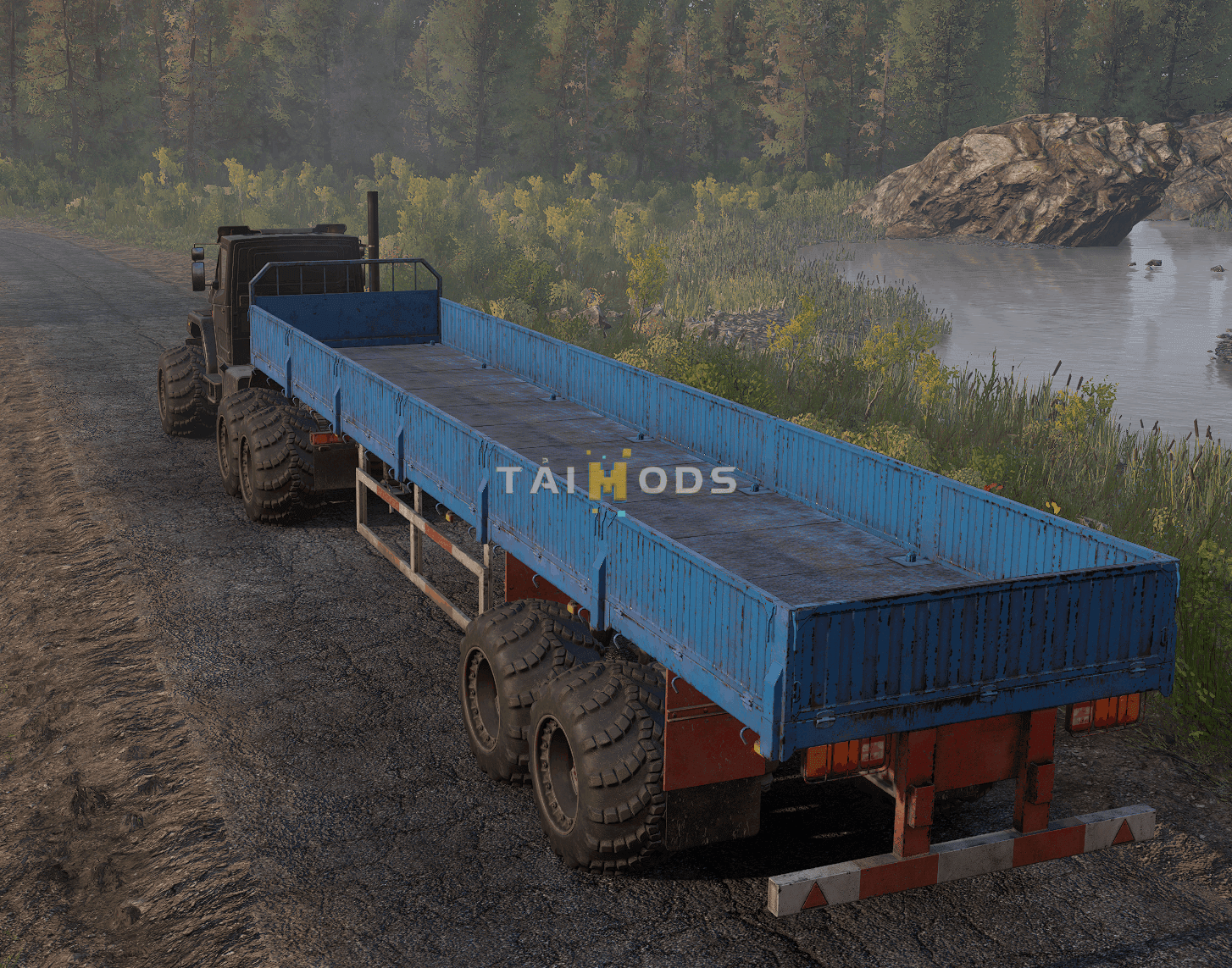 SnowRunner - Offroad Sideboard Semitrailer V1 (V4.9) SnowRunner - Offroad Sideboard Semitrailer V1 (V4.9)