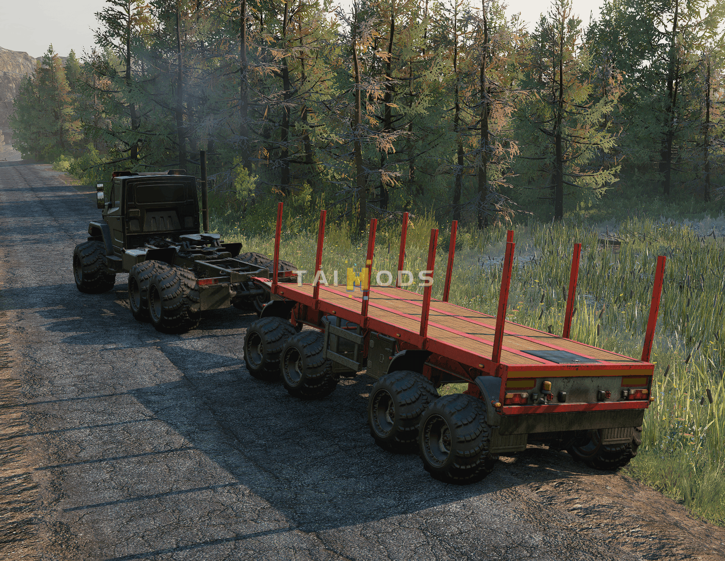 SnowRunner - Offroad Flatbed Trailer V1 (V4.9) SnowRunner - Offroad Flatbed Trailer V1 (V4.9)