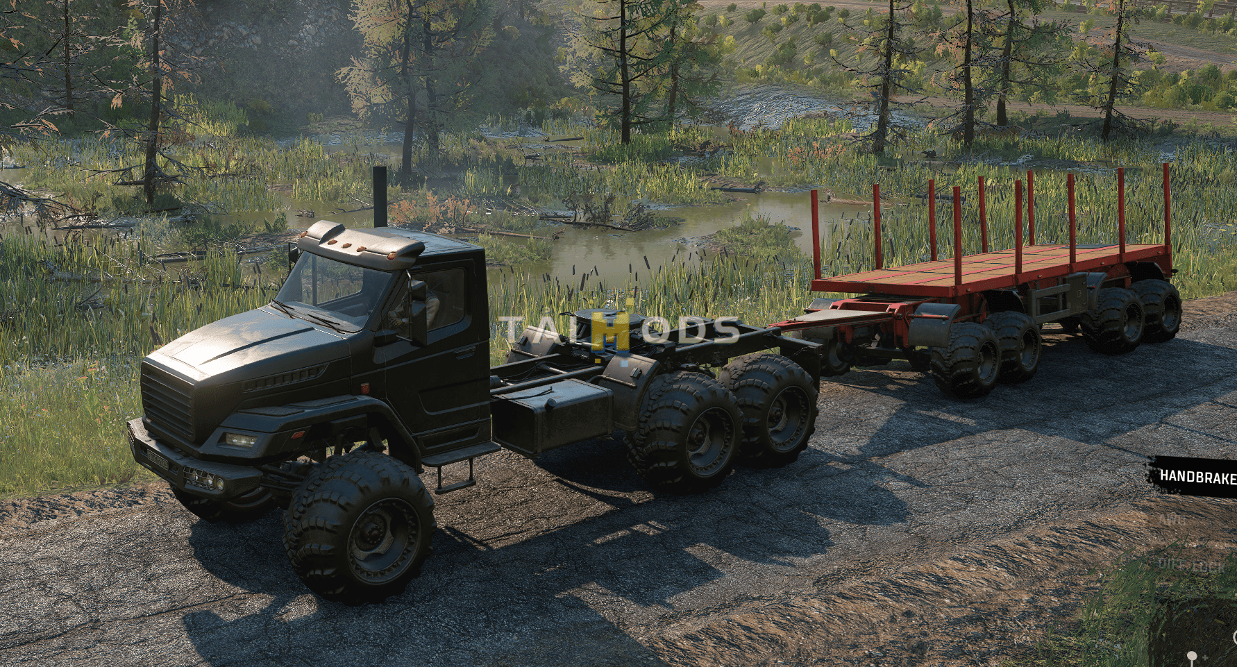 SnowRunner - Offroad Flatbed Trailer V1 (V4.9) SnowRunner - Offroad Flatbed Trailer V1 (V4.9)