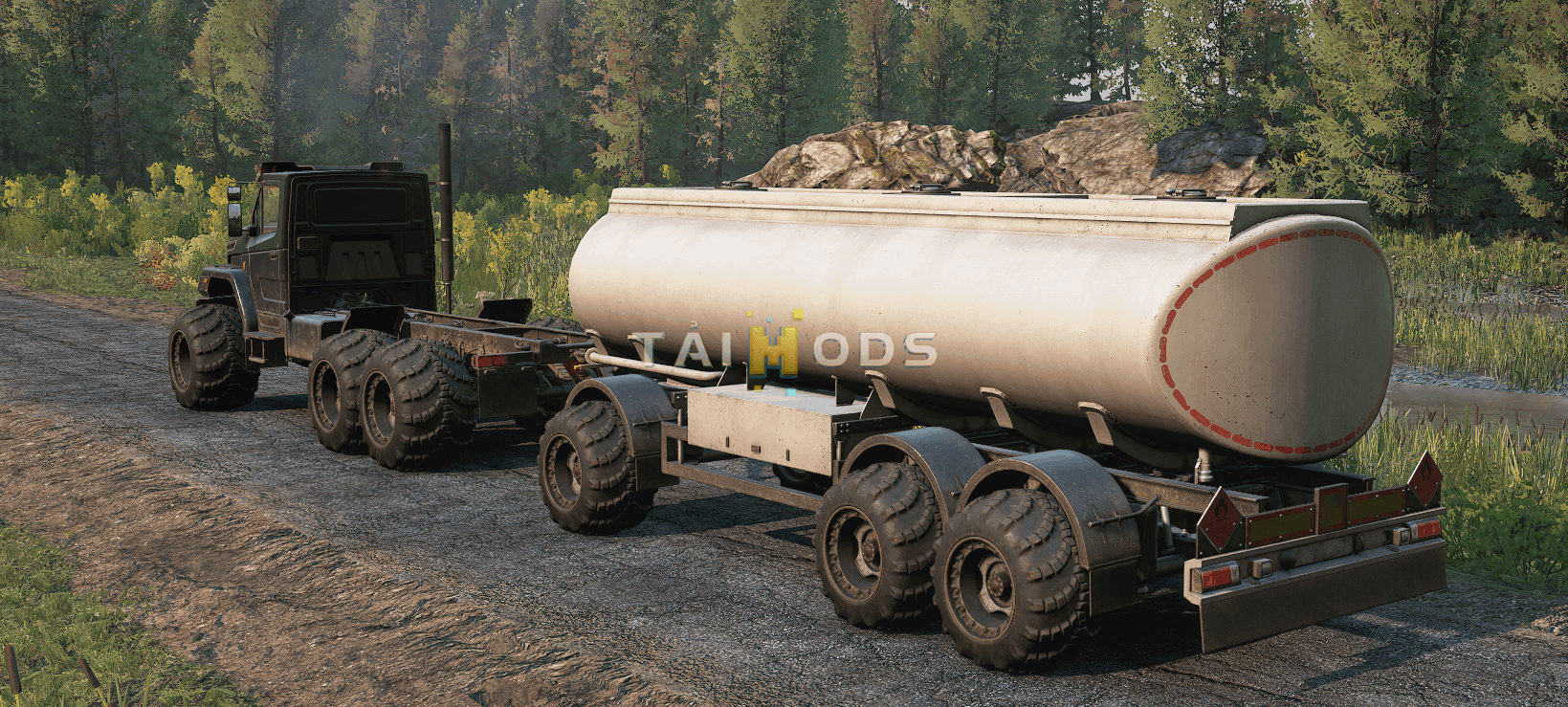 SnowRunner - Offroad Trailer Oiltank V1 (V4.9) SnowRunner - Offroad Trailer Oiltank V1 (V4.9)