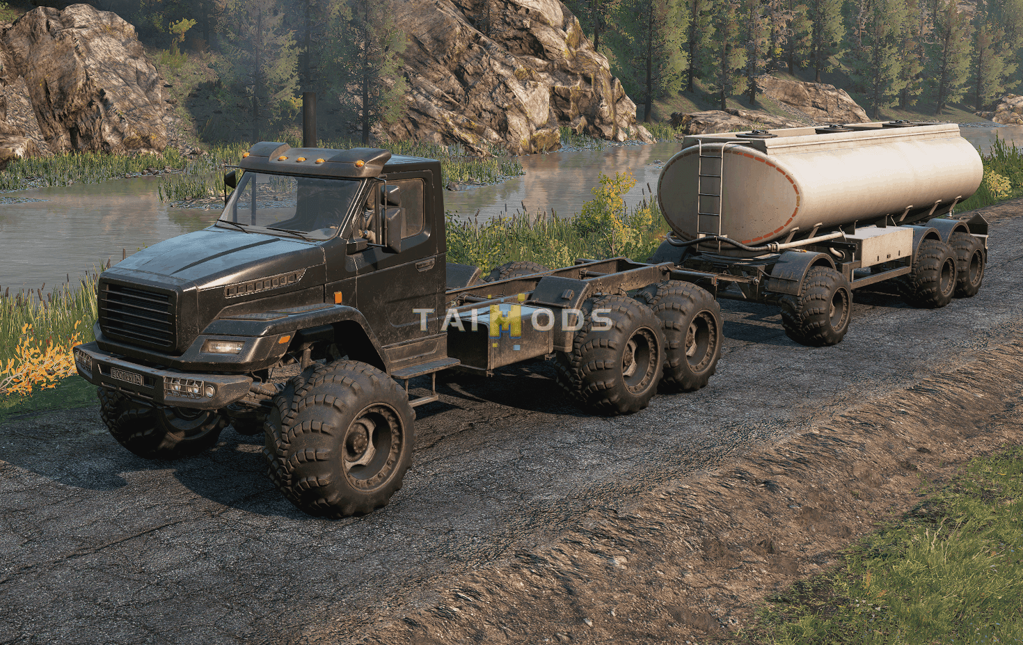 SnowRunner - Offroad Trailer Oiltank V1 (V4.9) SnowRunner - Offroad Trailer Oiltank V1 (V4.9)