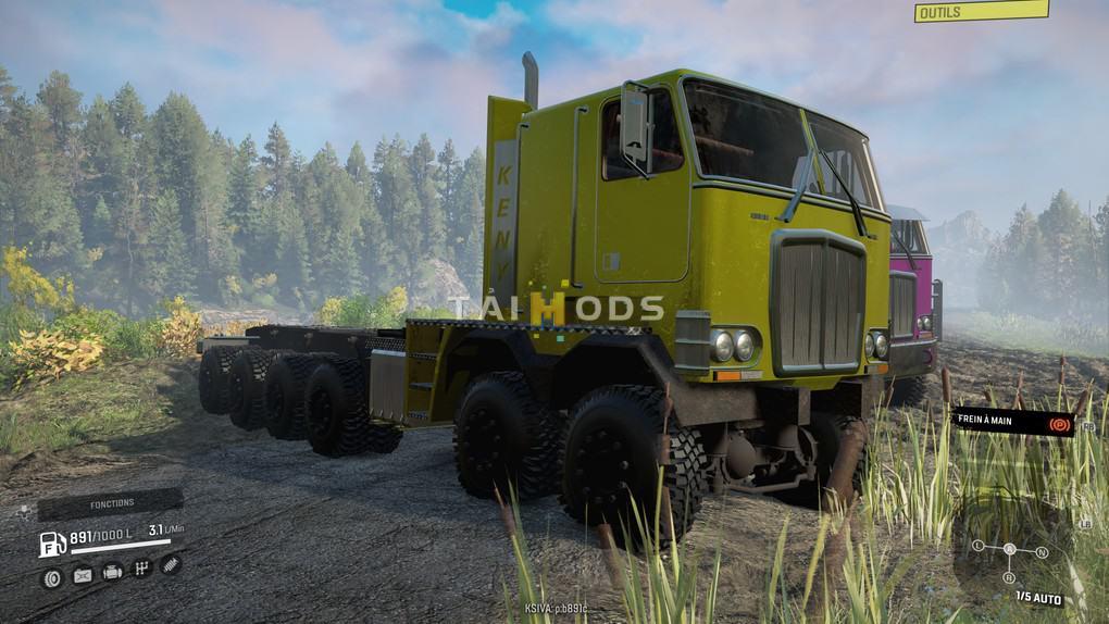 SnowRunner - Keny K100 Twinsteer 12x12 V2.1 (V13.9) SnowRunner - Keny K100 Twinsteer 12x12 V2.1 (V13.9)