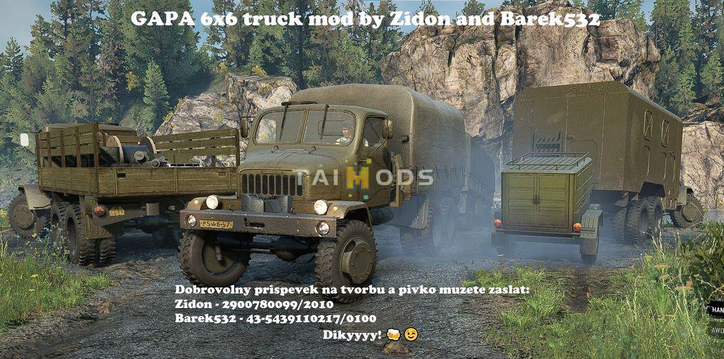 SnowRunner - Gapa 6x6 Army Truck V1.0 (V13.9) SnowRunner - Gapa 6x6 Army Truck V1.0 (V13.9)