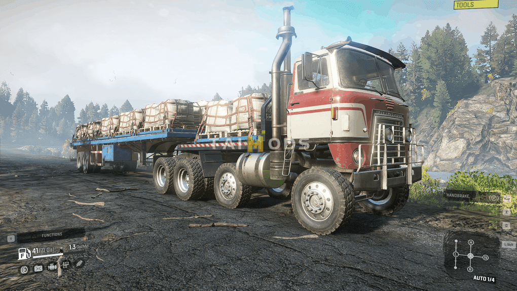 SnowRunner - International Transtar 4070A TS Truck V1.1 (V12.1) SnowRunner - International Transtar 4070A TS Truck V1.1 (V12.1)