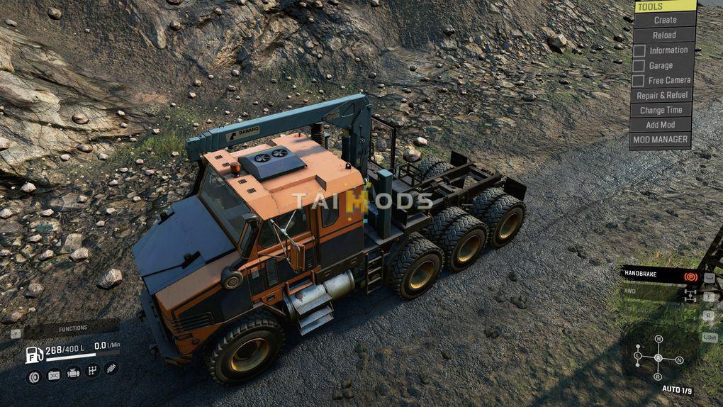 SnowRunner - Derry Longhorn 4520 Blueline-X Truck V1.0 (V10.1) SnowRunner - Derry Longhorn 4520 Blueline-X Truck V1.0 (V10.1)
