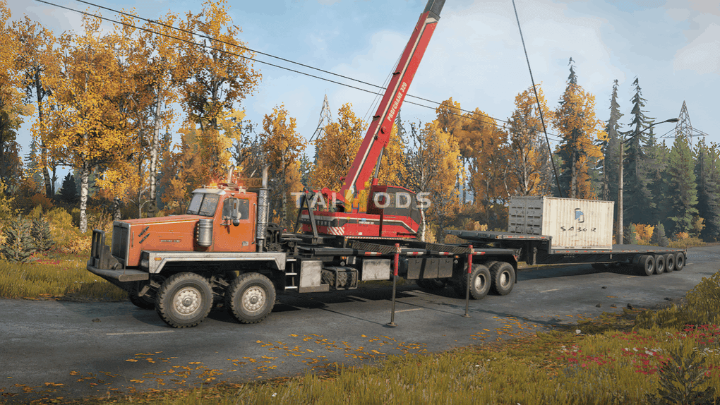 SnowRunner - TwinSteer with Crane and Saddle V1.0 (V5.4) SnowRunner - TwinSteer with Crane and Saddle V1.0 (V5.4)