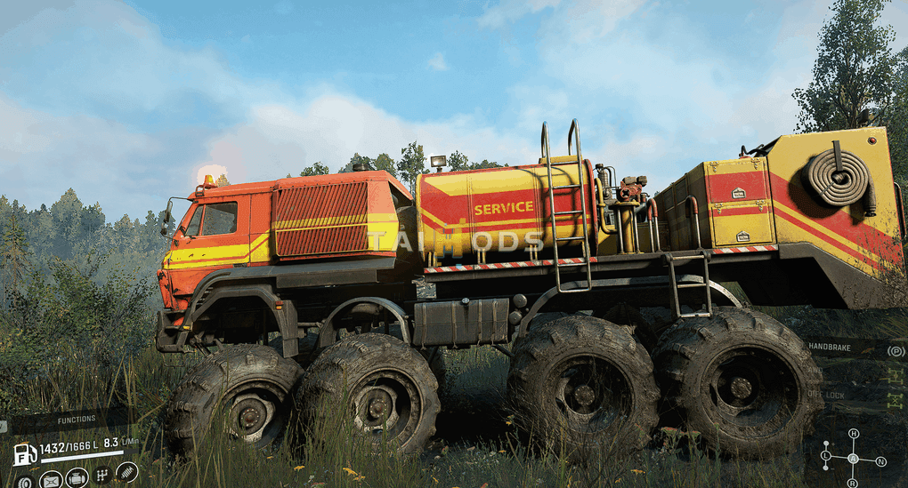 SnowRunner - Russian Redneck RR Azov 64131 OP Truck V1.7 (V5.4)