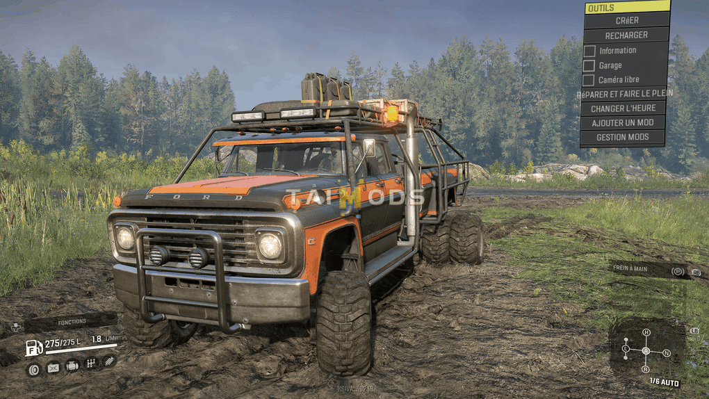 SnowRunner - Ford F750 SE (BullFrog) V1.0.2 (V5.4)