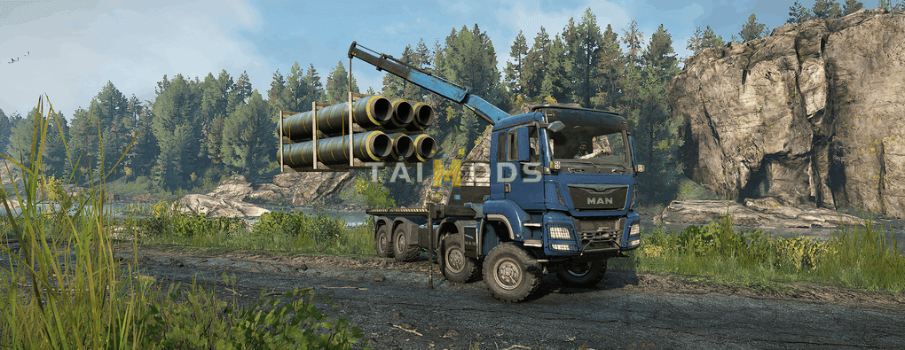 SnowRunner - Man Tgs 480 8x8 Truck V1.0.1 (V5.4)
