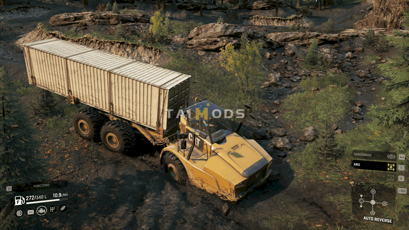 SnowRunner - CAT 745C Able to Carry Large Containers V1.0 (V4.9) SnowRunner - CAT 745C Able to Carry Large Containers V1.0 (V4.9)