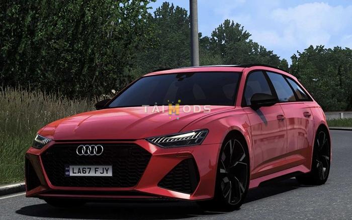 ETS2 - Audi RS6 Avant C8 2020 V1.8 (1.55.x) ETS2 - Audi RS6 Avant C8 2020 V1.8 (1.55.x)