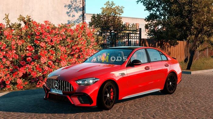 ETS2 - Mercedes-Amg C63 S E Performance 2024 V1.6 (1.55.x)