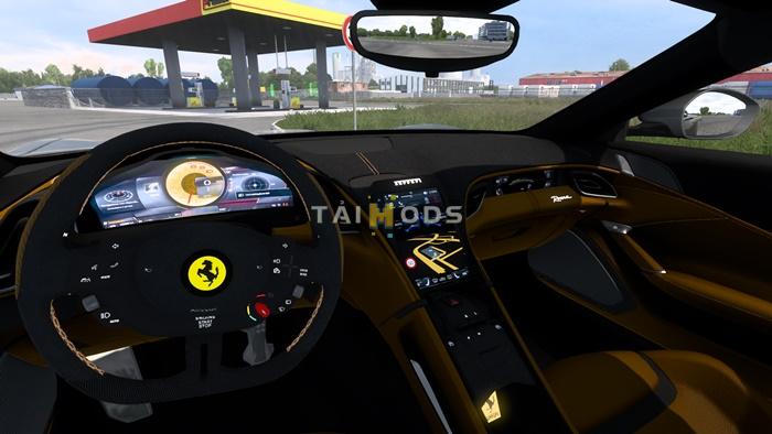ETS2 - Ferrari Roma Spider 2021 V2.6 (1.54.x) ETS2 - Ferrari Roma Spider 2021 V2.6 (1.54.x)