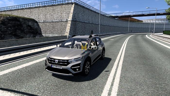 ETS2 - Dacia Sandero Stepway 2021 V1.5 (1.53.x) ETS2 - Dacia Sandero Stepway 2021 V1.5 (1.53.x)