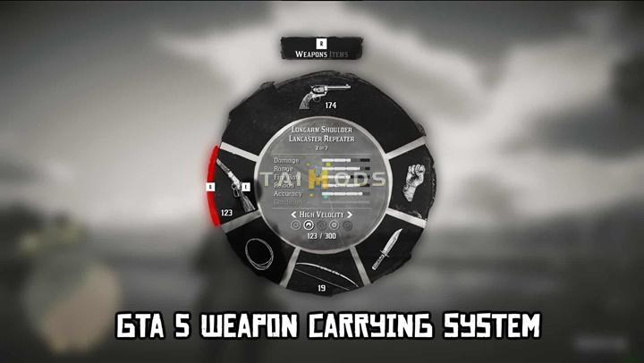 RDR2 - Gta 5 Weapon Carrying System () RDR2 - Gta 5 Weapon Carrying System ()