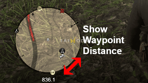 RDR2 - Show Waypoint Distance () RDR2 - Show Waypoint Distance ()
