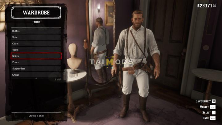 RDR2 - Clean White Pants () RDR2 - Clean White Pants ()