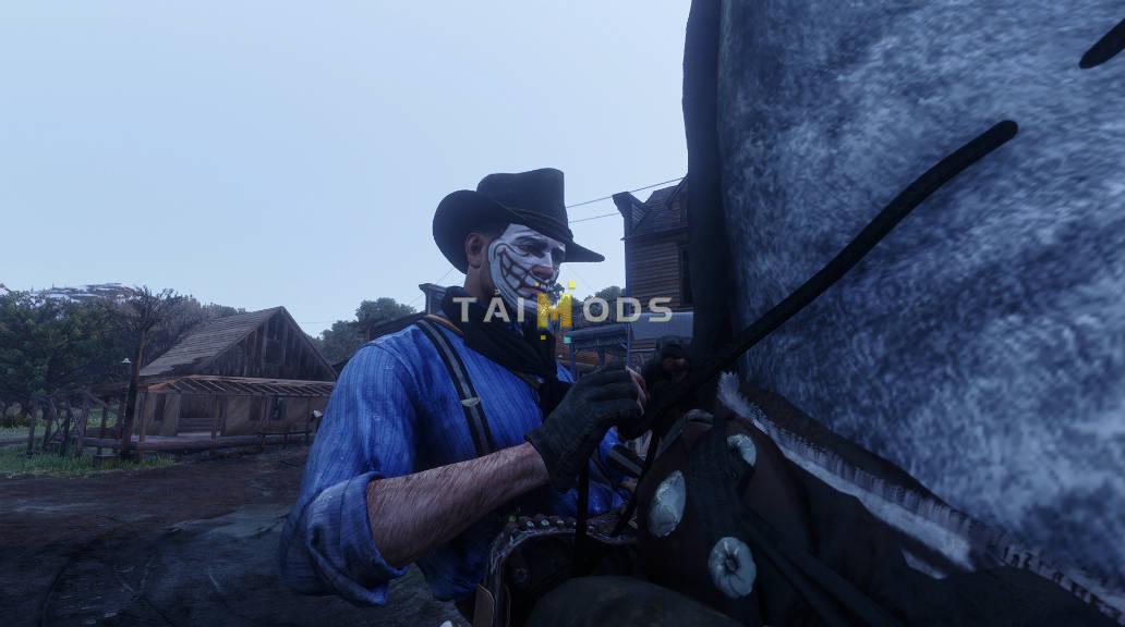 RDR2 - Troll Face Face Paint for Arthur () RDR2 - Troll Face Face Paint for Arthur ()